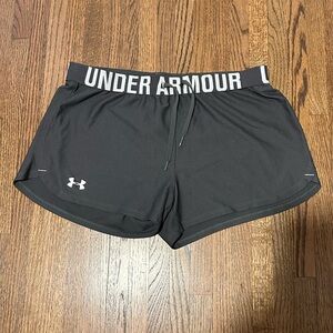 Under Armour Women's Charcoal Athletic Shorts